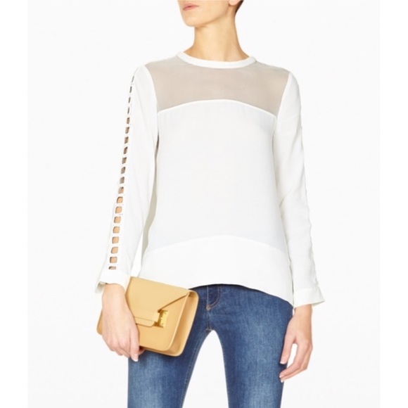 IRO • Off White Ashty Long Sleeve Blouse - Picture 16 of 16